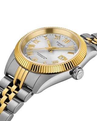 TISSOT Ballade Ballade 30mm Αυτόματο Ρολόι Γυναικείο Δίχρωμο Ανοξείδωτο Ατσάλι μπρασελέ T1562082203301