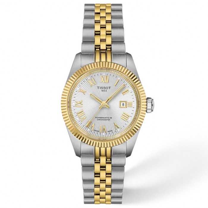 TISSOT Ballade Ballade 30mm Αυτόματο Ρολόι Γυναικείο Δίχρωμο Ανοξείδωτο Ατσάλι μπρασελέ T1562082203301