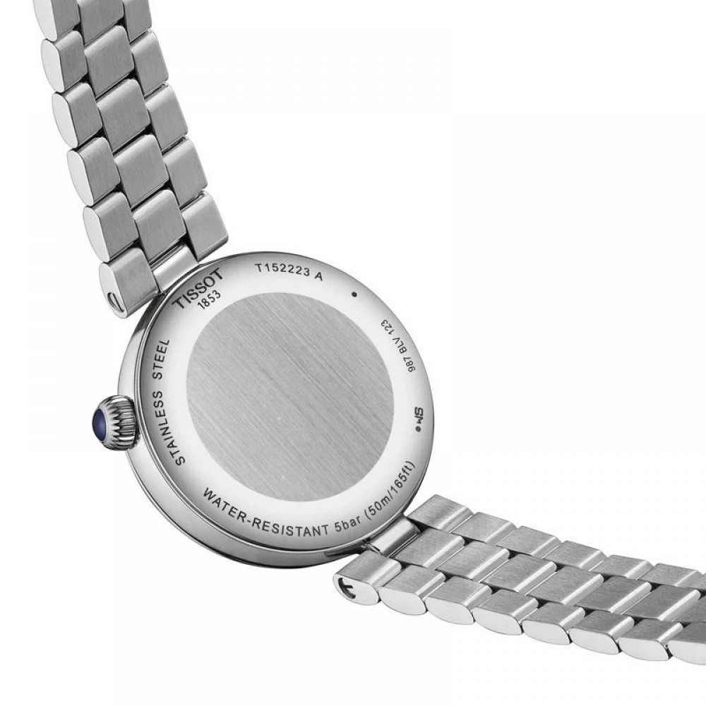 TISSOT T-Lady Desir Moonphase Diamonds Ρολόι Γυναικείο Ανοξείδωτο Ατσάλι μπρασελέ T1522231149600