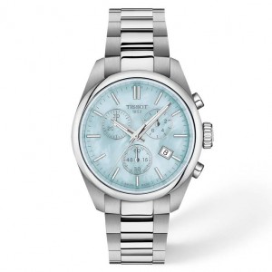TISSOT T-Classic PR 100 36mm Ρολόι  Ασημί Ανοξείδωτο Ατσάλι μπρασελέ T1502171113100