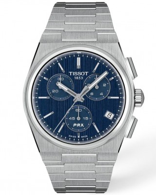 TISSOT PRX 41mm Chronograph Ρολόι Ανδρικό Χρονογράφος T1374171104100