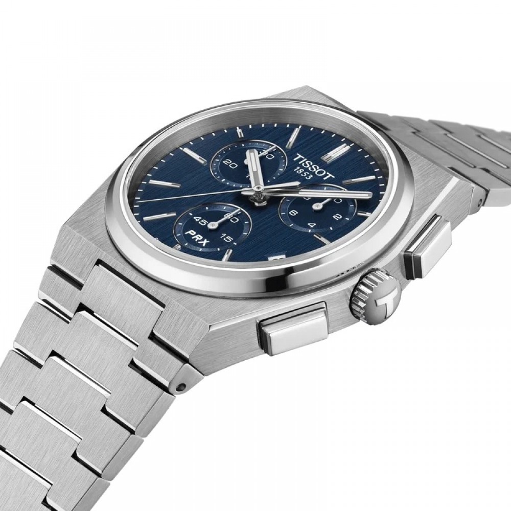 TISSOT PRX 41mm Chronograph Ρολόι Ανδρικό Χρονογράφος T1374171104100 TISSOT PRX 41mm Chronograph Ρολόι Ανδρικό Χρονογράφος T1374171104100
