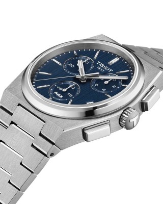 TISSOT PRX 41mm Chronograph Ρολόι Ανδρικό Χρονογράφος T1374171104100