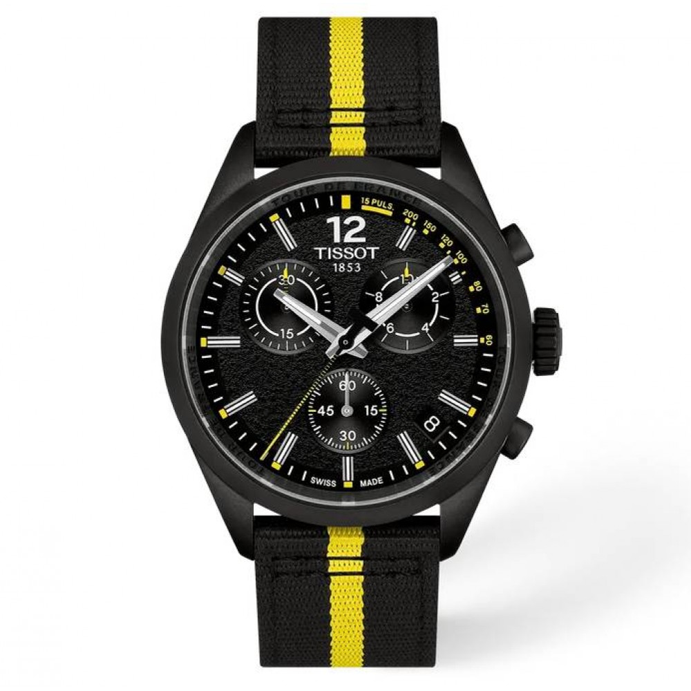 TISSOT PR 100 Tour de France 2026 Ρολόι Ανδρικό με δύο λουράκια T1504173705700 TISSOT PR 100 Tour de France 2026 Ρολόι Ανδρικό με δύο λουράκια T1504173705700