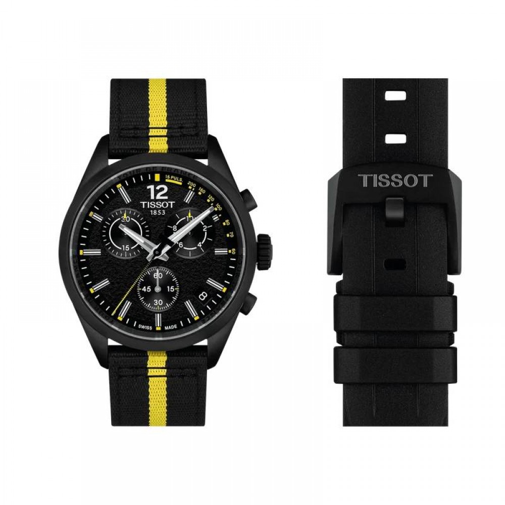 TISSOT PR 100 Tour de France 2026 Ρολόι Ανδρικό με δύο λουράκια T1504173705700 TISSOT PR 100 Tour de France 2026 Ρολόι Ανδρικό με δύο λουράκια T1504173705700