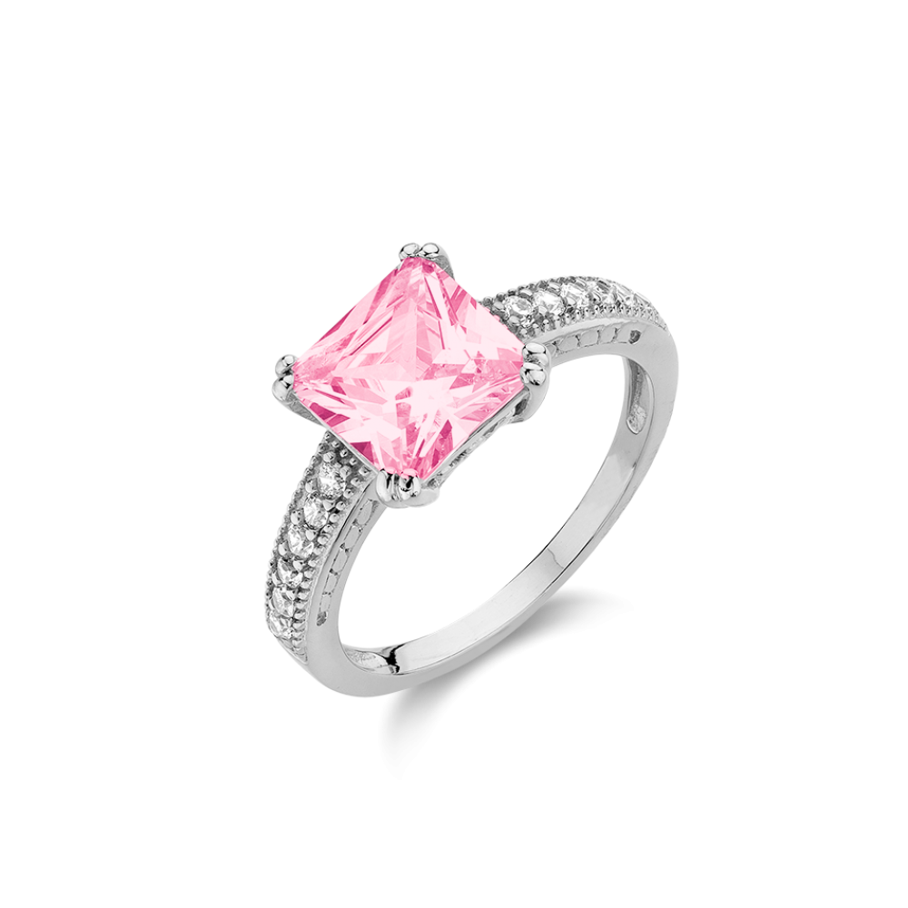 VOGUE Δαχτυλίδι Γυναικείο από Ασήμι 925 με ροζ zc 2017525213.3 VOGUE Δαχτυλίδι Γυναικείο από Ασήμι 925 με ροζ zc 2017525213.3