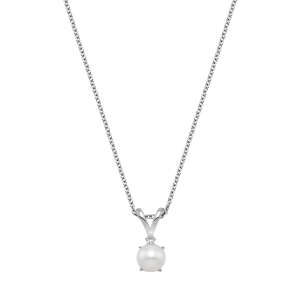 VOGUE Ladies Necklace in silver 925 with pearl & zc  20177453443