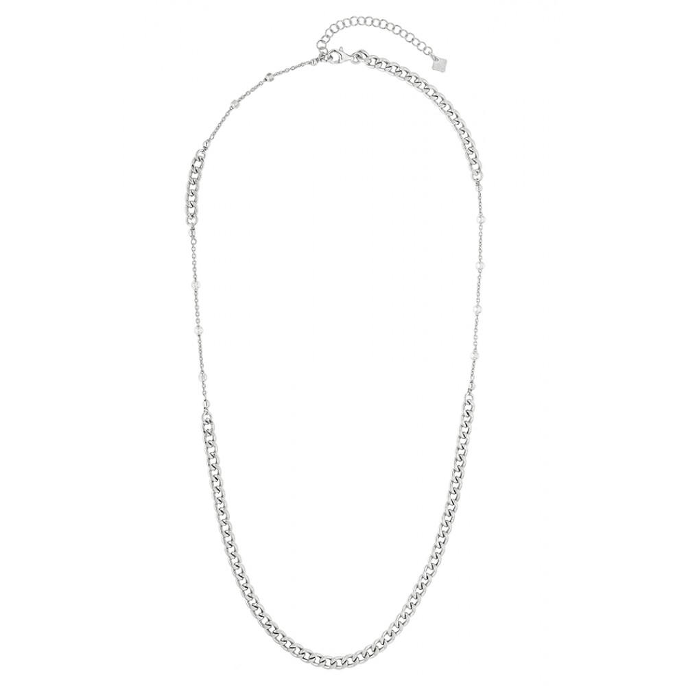 VOGUE Γυναικείο Κολιέ σε σχέδιο καδένας σειρά Miami Ασήμι 925 20177697403