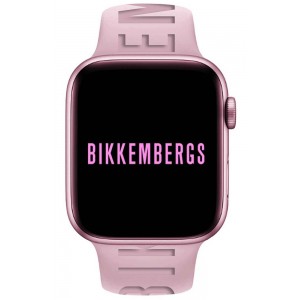 BIKKEMBERGS Small Smartwatch Ροζ Λουράκι Σιλικόνης BK02