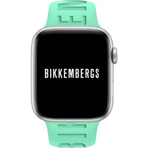 BIKKEMBERGS Small Smartwatch Ανοιχτό Πράσινο Λουράκι Σιλικόνης BK09