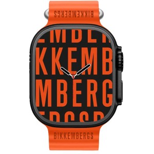 BIKKEMBERGS Big Smartwatch Πορτοκαλί Λουράκι Σιλικόνης BK12-12