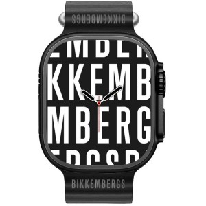 BIKKEMBERGS Big Smartwatch Μαύρο Λουράκι Σιλικόνης BK12-1