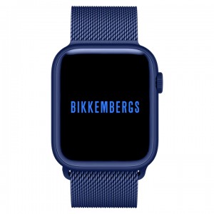 BIKKEMBERGS Medium Smartwatch Μπλε Ανοξείδωτο Ατσάλι Μπλε Mesh μπρασελέ BK16-11