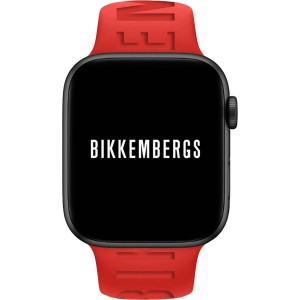 BIKKEMBERGS Medium Smartwatch Κόκκινο Λουράκι Σιλικόνης BK18