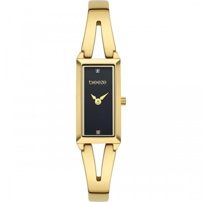 BREEZE Libera Swarovski Ρολόι Επιχρυσωμένο Ανοξείδωτο Ατσάλι μπρασελέ 212601.2