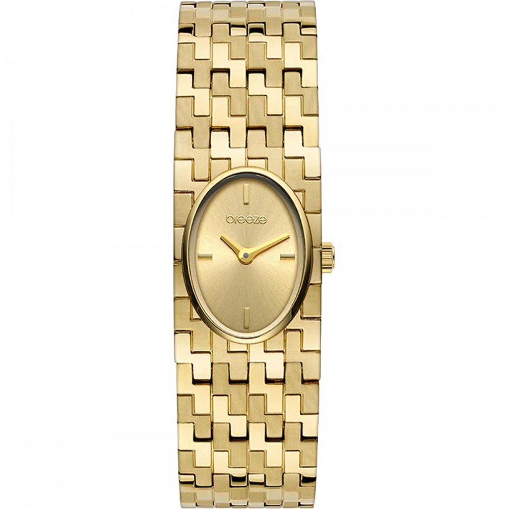 BREEZE Dynamis Ρολόι Επίχρυσωμένο Ανοξείδωτο Ατσάλι μπρασελέ 212621.6