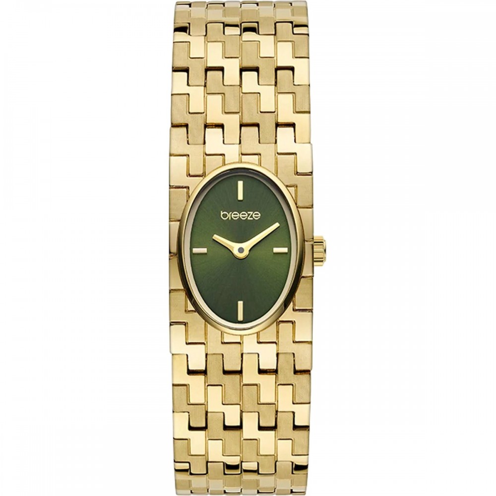 BREEZE Dynamis Ρολόι Επίχρυσωμένο Ανοξείδωτο Ατσάλι μπρασελέ 212621.7