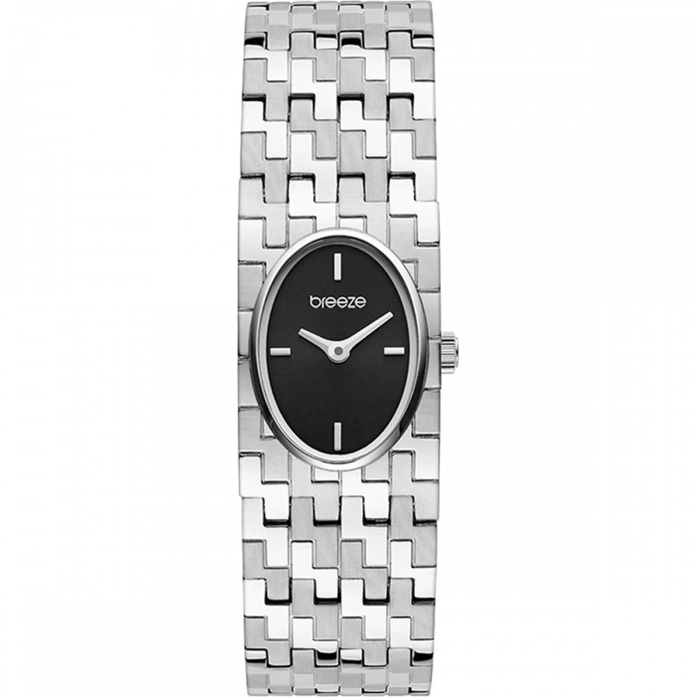 BREEZE Dynamis Ρολόι Ασημί Ανοξείδωτο Ατσάλι μπρασελέ 612621.2