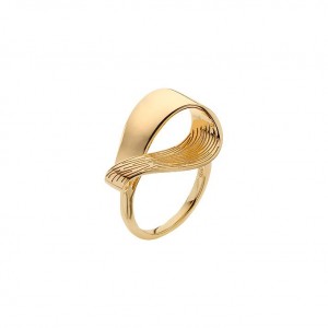 BREEZE Ring Gold-plated silver 925 113011.1013