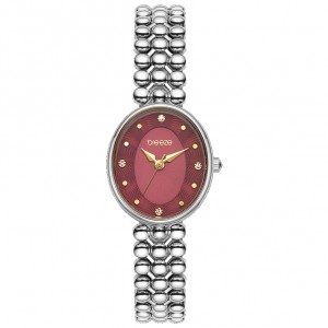 BREEZE Sirena Ρολόι Ασημί Ανοξείδωτο Ατσάλι μπρασελέ 612591.7