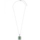 BREEZE Κολιέ Πράσινη πέτρα ζιργκόν ασήμι 925 416024.4 BREEZE Κολιέ Πράσινη πέτρα ζιργκόν ασήμι 925 416024.4