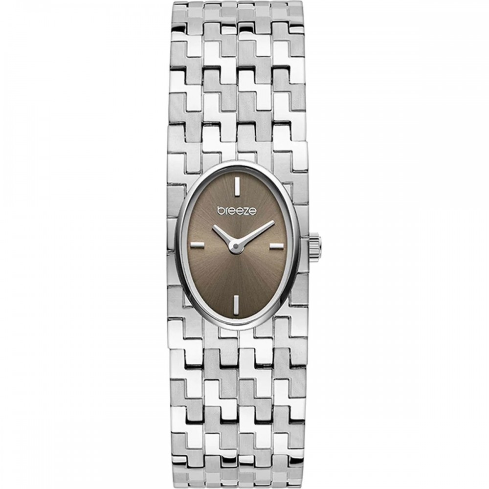 BREEZE Dynamis Ρολόι Ασημί Ανοξείδωτο Ατσάλι μπρασελέ 612621.4