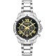 BREEZE Spectacolo Swarovski Chronograph Ασημί Ανοξέιδωτο Ατσάλι μπρασελέ 612441.2