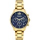 BREEZE Enigma Dual Time Επιχρυσωμένο Ανοξέιδωτο Ατσάλι μπρασελέ 212431.3