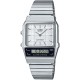 CASIO Vintage Ρολόι Unisex ασημί ανοξείδωτο ατσάλι μπρασελέ AQ-800E-7AEF