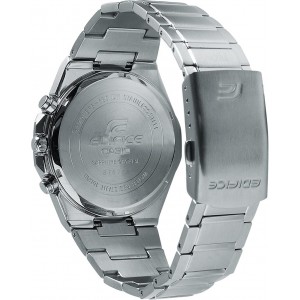 CASIO edifice Mens chronograph Silver Stainless Steel Bracelet EFB-680D-7AVUEF