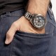 CASIO Edifice Ανδρικός Χρονογράφος Μαύρο Ανοξείδωτο Ατσάλι Μπρασελέ  EFV-550GY-8AVUEF