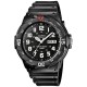 CASIO Collection Ρολόι Ανδρικό Μαύρο  Λουράκι Ρητίνης MRW-200H-1BVEG