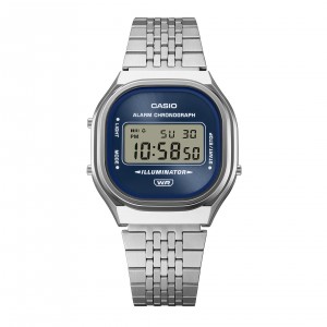 CASIO Vintage Ρολόι Ασημί Ανοξείδωτο ατσάλι A-140WE-2AEF CASIO Vintage Ρολόι Ασημί Ανοξείδωτο ατσάλι A-140WE-2AEF