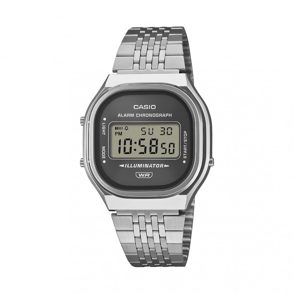 CASIO Vintage Ρολόι Ασημί Ανοξείδωτο ατσάλι A-140WE-8AEF CASIO Vintage Ρολόι Ασημί Ανοξείδωτο ατσάλι A-140WE-8AEF