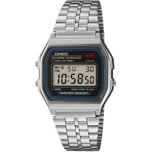 CASIO Vintage Ρολόι Ασημί Ανοξείδωτο ατσάλι A-159WE-1EF