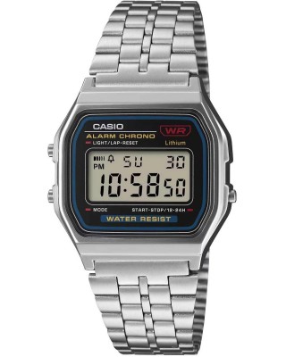 CASIO Vintage Ρολόι Ασημί Ανοξείδωτο ατσάλι A-159WE-1EF
