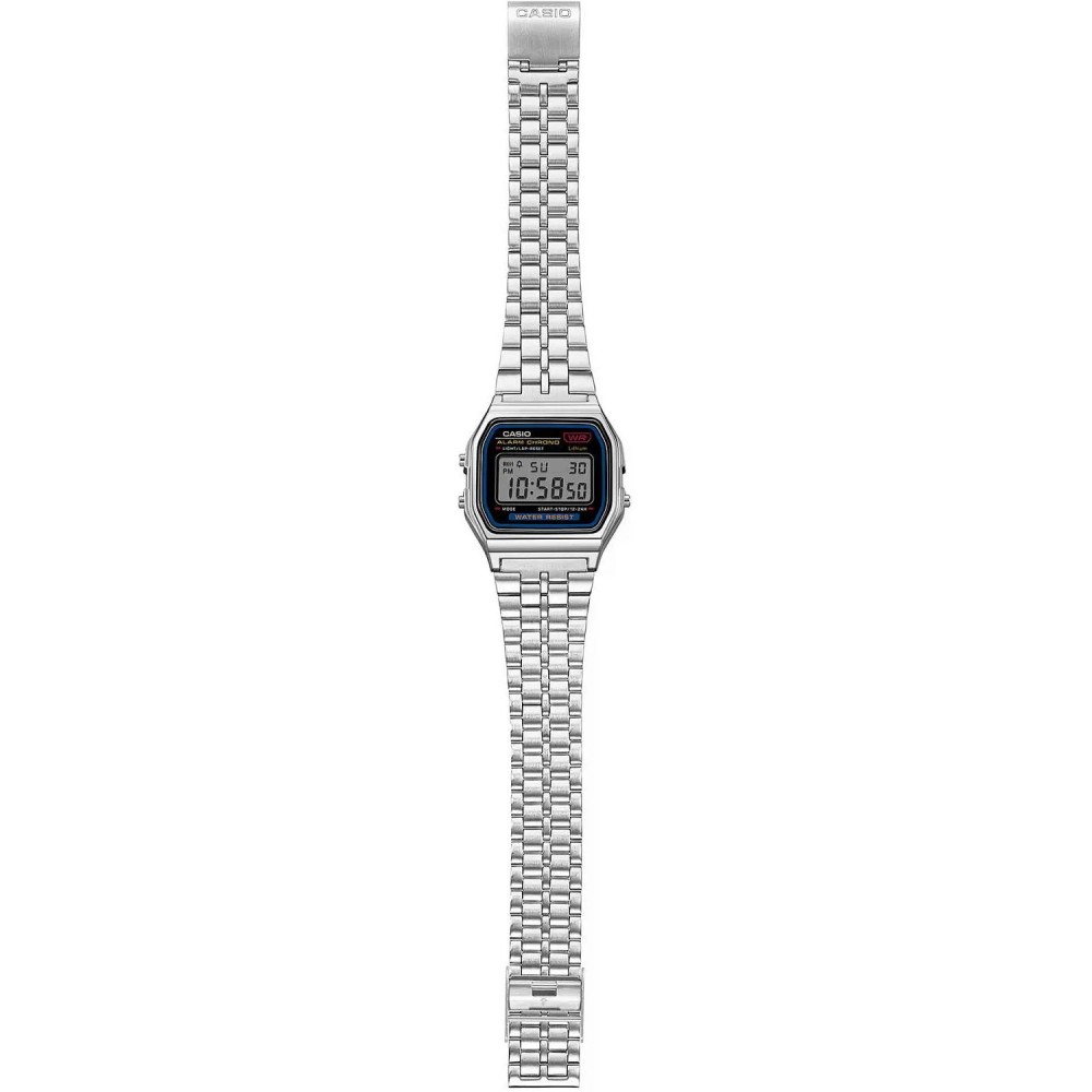 CASIO Vintage Ρολόι Ασημί Ανοξείδωτο ατσάλι A-159WE-1EF CASIO Vintage Ρολόι Ασημί Ανοξείδωτο ατσάλι A-159WE-1EF