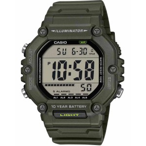 CASIO Standard Digital Ρολόι Ανδρικό Πράσινο Καουτσούκ λουράκι AE-1600HX-3AVEF