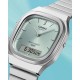 CASIO Vintage Dual Time Ρολόι Unisex Ασημί Ανοξείδωτο Ατσάλι μπρασελέ AQ-240E-2AEF CASIO Vintage Dual Time Ρολόι Unisex Ασημί Ανοξείδωτο Ατσάλι μπρασελέ AQ-240E-2AEF