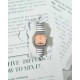 CASIO Vintage Dual Time Ρολόι Unisex Ασημί Ανοξείδωτο Ατσάλι μπρασελέ AQ-240E-4AEF