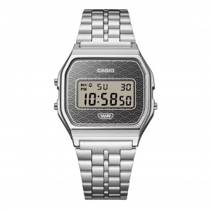 CASIO Vintage Ρολόι Limited edition Ασημί ανοξείδωτο ατσάλι μπρασελέ A159WEVJ-7ER