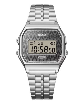 CASIO Vintage Ρολόι Limited edition Ασημί ανοξείδωτο ατσάλι μπρασελέ A-159WEVJ-7ER
