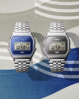CASIO Vintage Ρολόι Limited edition Ασημί ανοξείδωτο ατσάλι μπρασελέ A-159WEVJ-7ER
