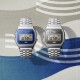 CASIO Vintage Ρολόι Limited edition Ασημί ανοξείδωτο ατσάλι μπρασελέ A159WEVJ-2ER