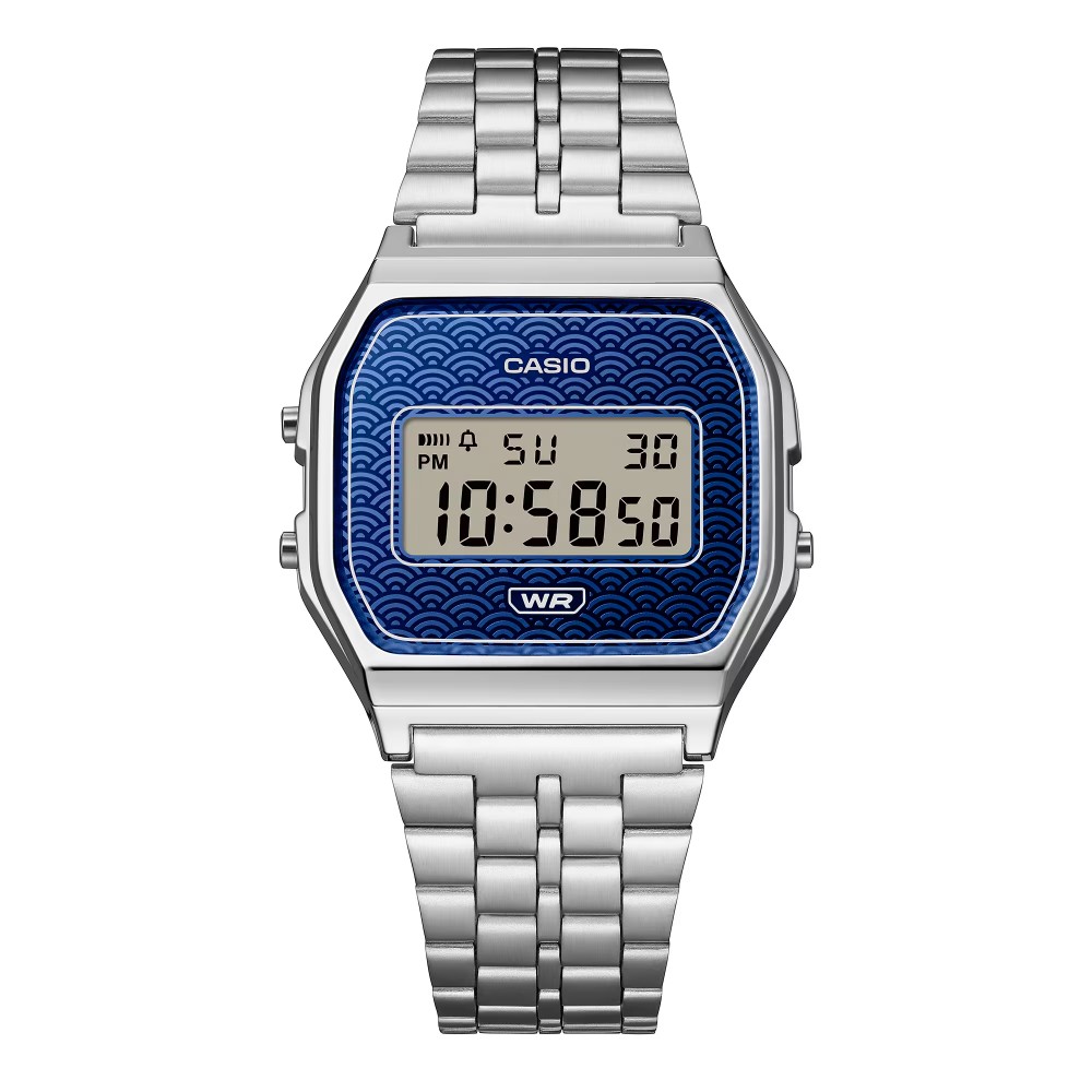 CASIO Vintage Ρολόι Limited edition Ασημί ανοξείδωτο ατσάλι μπρασελέ A159WEVJ-2ER