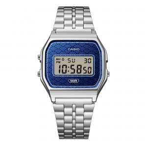 CASIO Vintage Ρολόι Limited edition Ασημί ανοξείδωτο ατσάλι μπρασελέ A159WEVJ-2ER