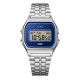 CASIO Vintage Ρολόι Limited edition Ασημί ανοξείδωτο ατσάλι μπρασελέ A159WEVJ-2ER