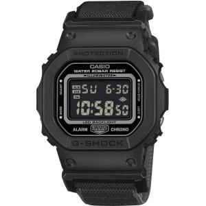 CASIO G-Shock Χρονογράφος Ρολόι Mαύρο Υφασμάτινο λουράκι DW-5600MNC-1ER