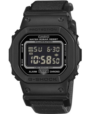 CASIO G-Shock Χρονογράφος Ρολόι Mαύρο Υφασμάτινο λουράκι DW-5600MNC-1ER