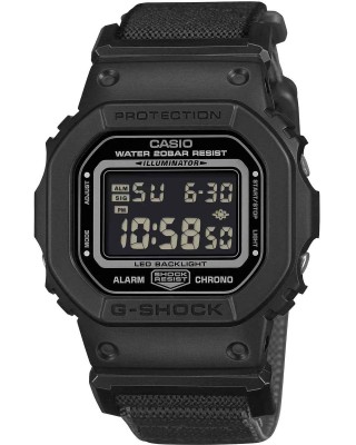 CASIO G-Shock Ανδρικό Ρολόι Μαύρο  Υφασμάτινο λουράκι DW-5600MNC-1ER